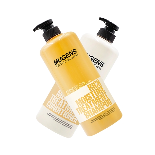 [웰코스] 뮤겐스 리치 모이스쳐 트리트먼트(산성) 샴푸/린스 1000g