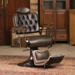 [미래로] 마에스트로 전동/수동 이발의자 미용의자